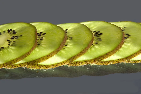 Grüne Kiwi Tropische Früchte — Stockfoto