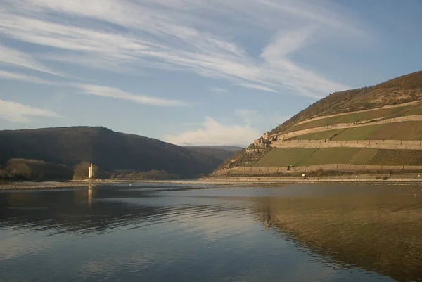 Rhein Binger Gölü Nde — Stok fotoğraf