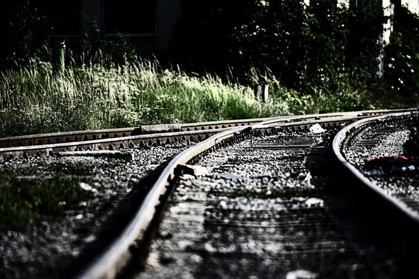 Tema Ferroviário Tiro Livre — Fotografia de Stock