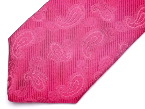 Pink Towel White Background — Stock Photo, Image