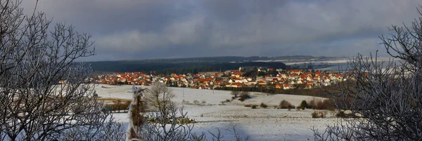 Vacker Utsikt Över Vinterlandskapet — Stockfoto
