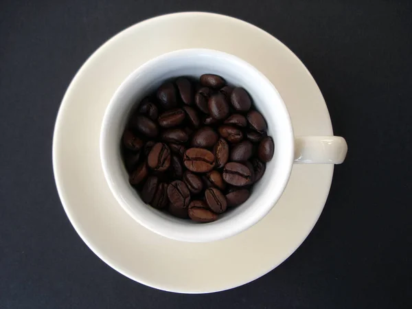 Утренняя Чашка Черного Кофе — стоковое фото
