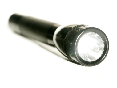 flashlight, luminous pocket lamp clipart