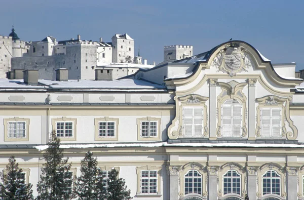 Vue Panoramique Sur Architecture Médiévale Majestueuse — Photo