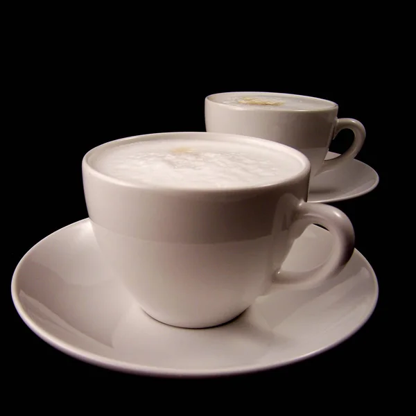 Latte Kawiarnia Lait Kawa Biała — Zdjęcie stockowe