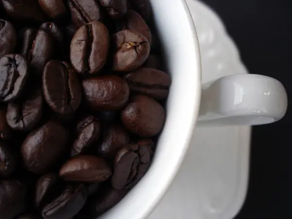 Mattina Tazza Caffè Nero — Foto Stock