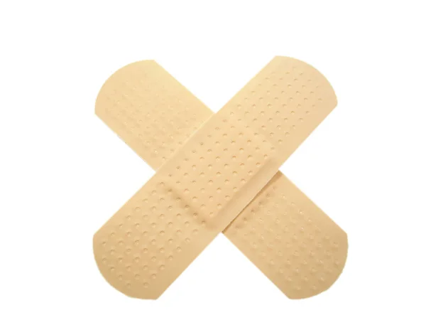 Bandage Gesso Isolado Fundo Branco — Fotografia de Stock