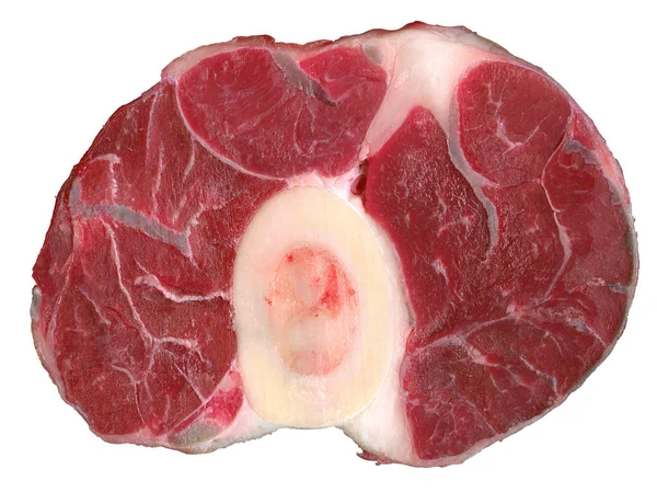 Carne Manzo Beinscheibe Una Classica Zuppa Carne Struttura Azione Lievemente — Foto Stock