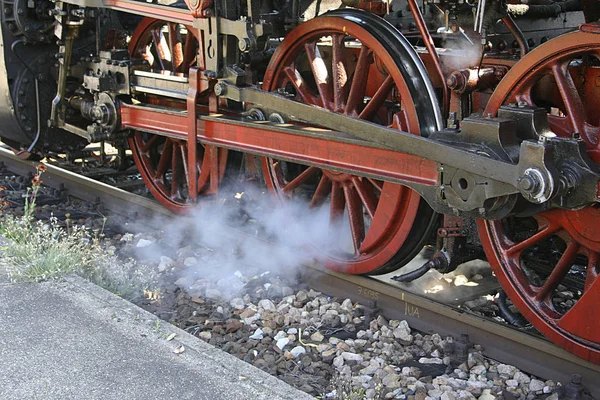 Locomotora Vapor Ferrocarril —  Fotos de Stock