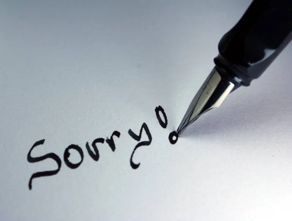 Have You Made Mistake Simple Fast Honest Apology Best Way — Stock Photo, Image