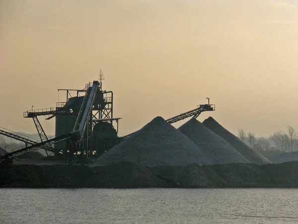 Morgonhumör Vid Sjön — Stockfoto