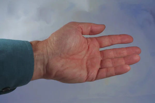 Closeup Hand Sign Gesture — Stock Photo, Image