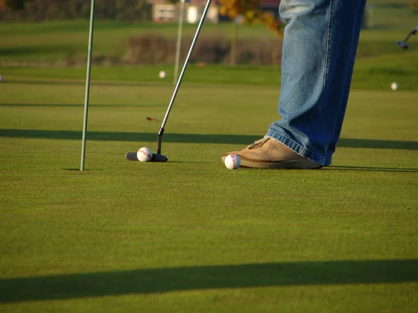 Juego Pelota Golf Concepto Deporte —  Fotos de Stock