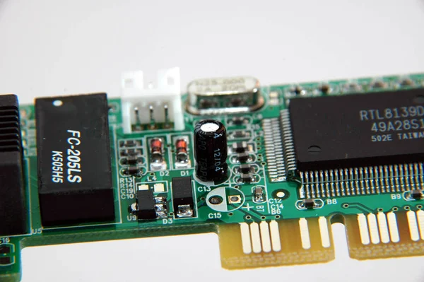 Počítačové Mikroobvody Elektronické Zázemí — Stock fotografie