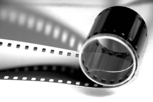 Black White Movie — Stock Photo, Image