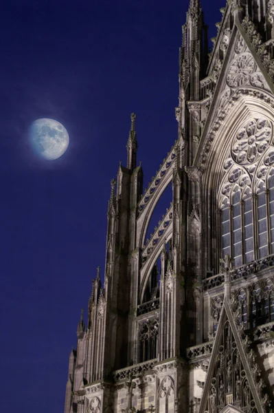 Cologne Catedral Luar — Fotografia de Stock