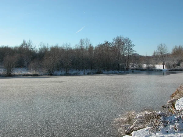 Malerischer Blick Auf Wunderschöne Winterlandschaft — Stockfoto