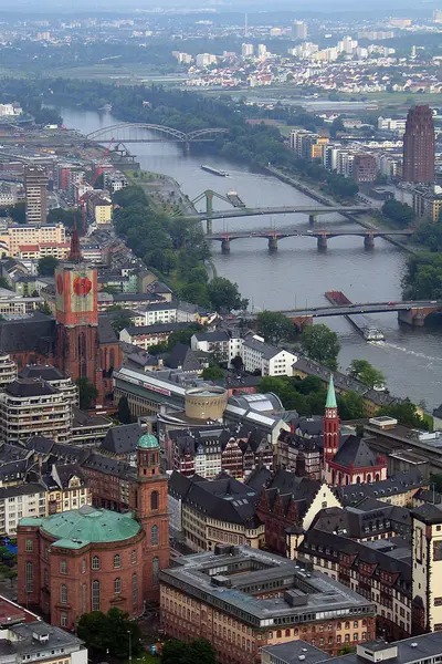 Com Vista Para Cidade Velha Frankfurt — Fotografia de Stock