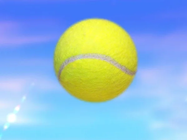 Tennis Grön Boll Sport Spel — Stockfoto