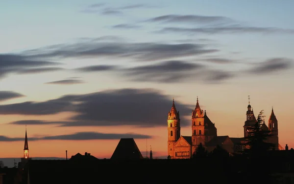 Červi Jsou Dobře Známí Město Nibelungů Zde Záznam Katedrály Červů — Stock fotografie