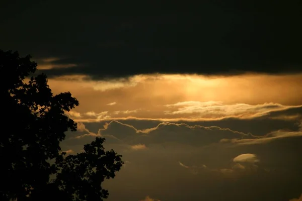 夕日の空の風景 — ストック写真