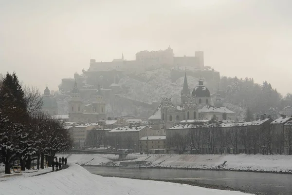 Vista Sobre Hermosa Salzburgo — Foto de Stock