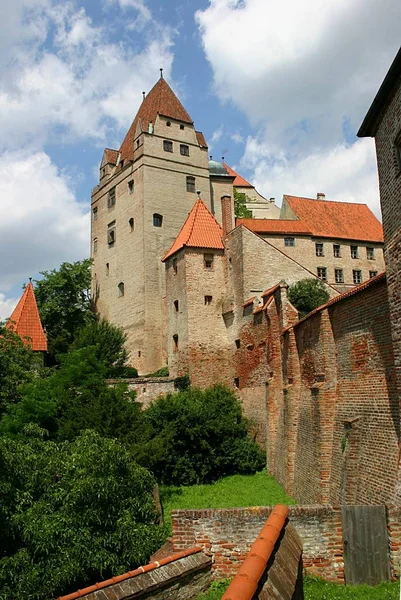 Malebný Pohled Krásnou Středověkou Architekturu — Stock fotografie