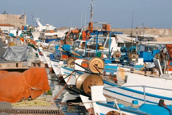 Bateaux Pêche Ierapetra Crete — Photo