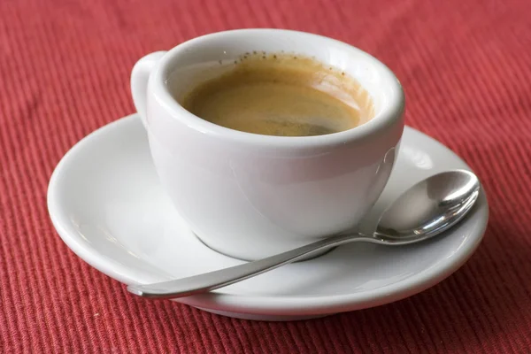 Braunes Kaffeetrinken Morgengetränk — Stockfoto