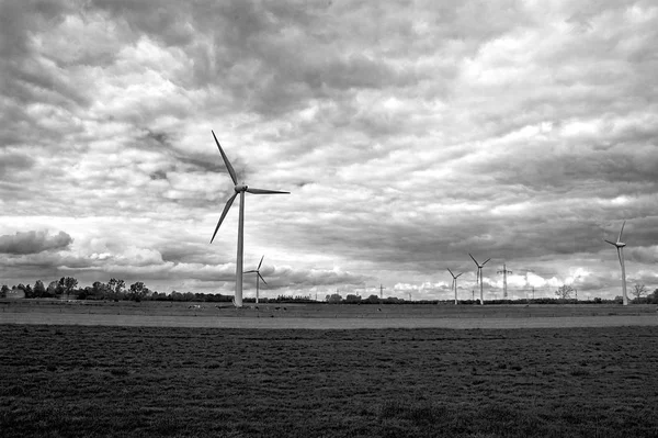 Windenergieanlage Windkraft — Stockfoto