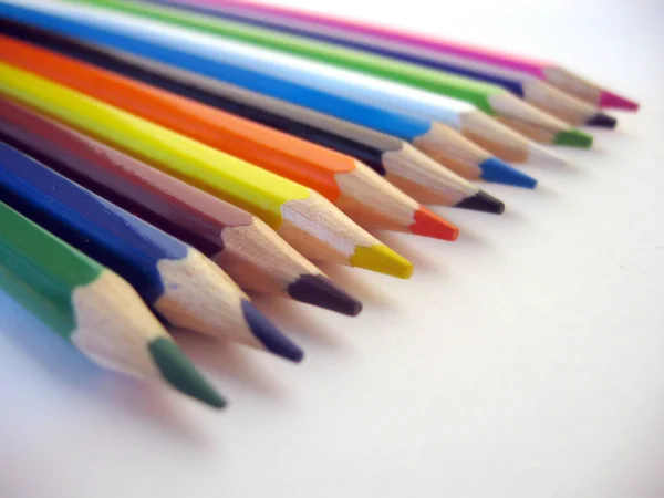 カラフルな鉛筆 美術工芸品 — ストック写真