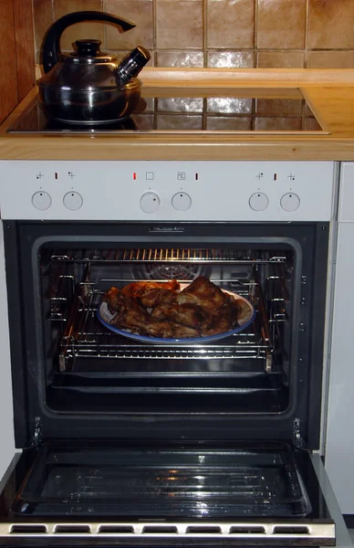 Kompor Oven Dapur Dalam Pot — Stok Foto