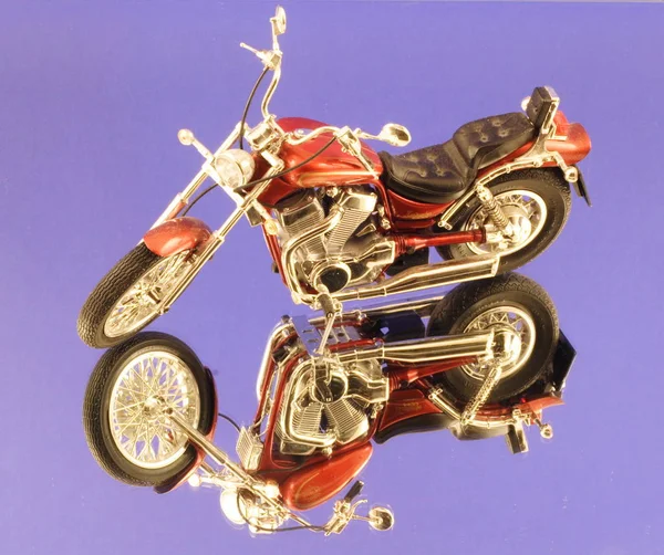 Mini Motorrad Modell Nahaufnahme Digitale Hintergrundbilder — Stockfoto
