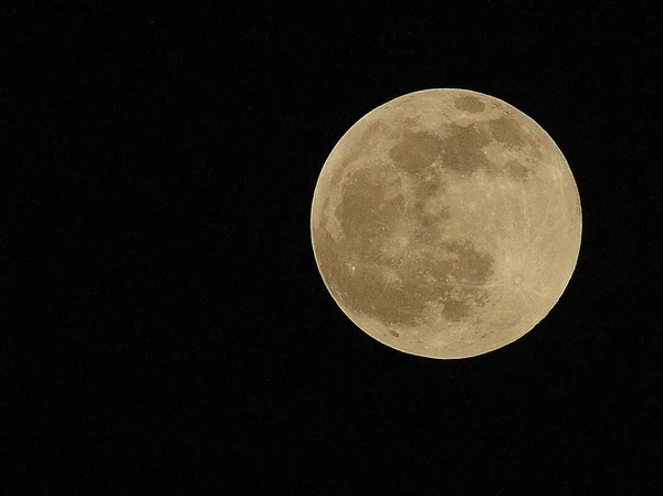 Lua Estrelas Céu Noturno — Fotografia de Stock