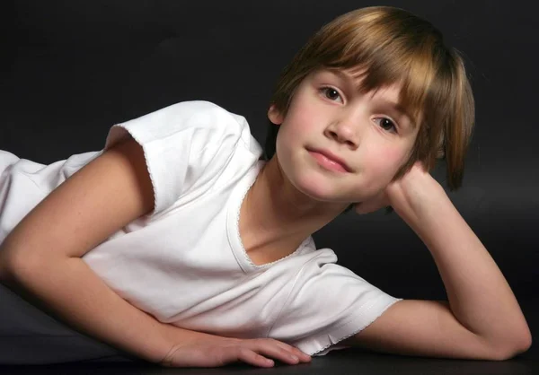Cute Child Closeup Portrait — Stock Photo, Image