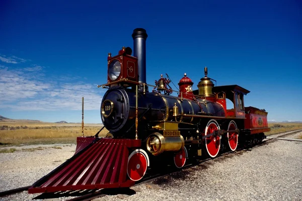 May 1869 Construction Transcontinental Railway Line Omaha Nebraska Sacramento California — Fotografia de Stock