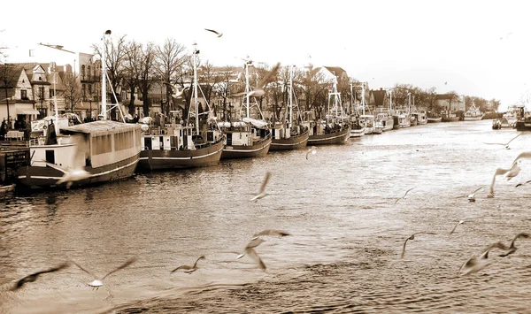 Malerischer Blick Auf Den Schönen Hafen — Stockfoto