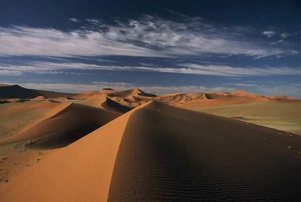 Zicht Woestijnlandschap Namibië — Stockfoto