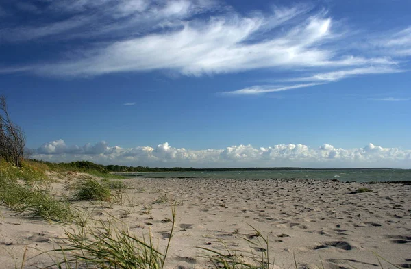 Vacker Lugn Strand Resebegrepp — Stockfoto