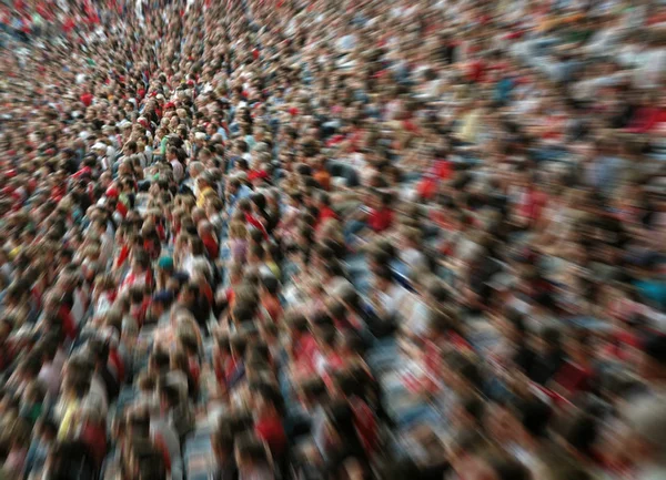 Sfondo Astratto Con Offuscamento Della Folla Del Movimento — Foto Stock