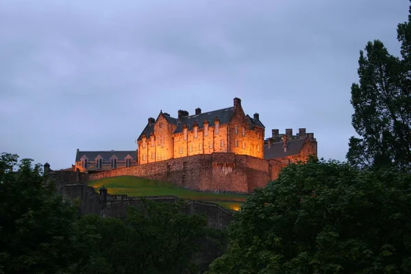 Edinburgh Kalesi Skoçya Seyahat Mimari Konsepti — Stok fotoğraf