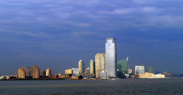 Widok New Jersey Otrzymane Promu Manhattan — Zdjęcie stockowe