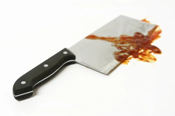 Beyaz Arkaplanda Bıçak Çatal — Stok fotoğraf