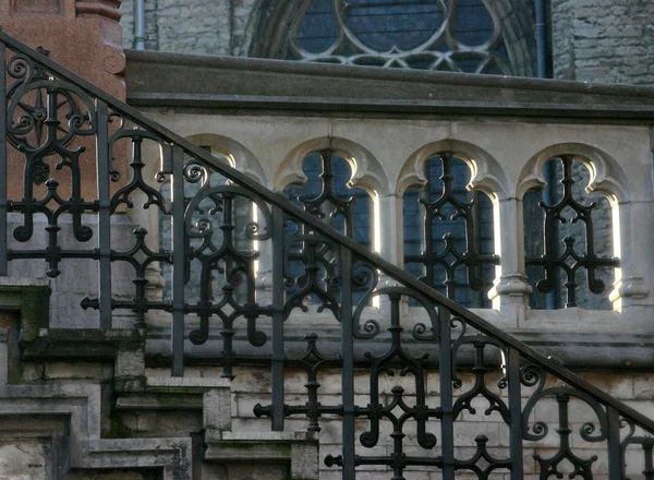 Uma Escada Gent Belgium — Fotografia de Stock