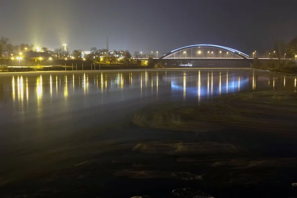 Старый Разводной Мост Больше Работает Переходе — стоковое фото