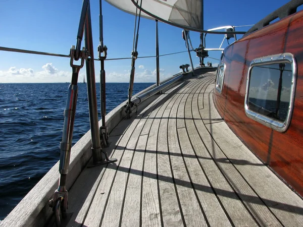 View Sunny Sailing Day Damn Long Ago 1000S Power Shot — Stock Photo, Image