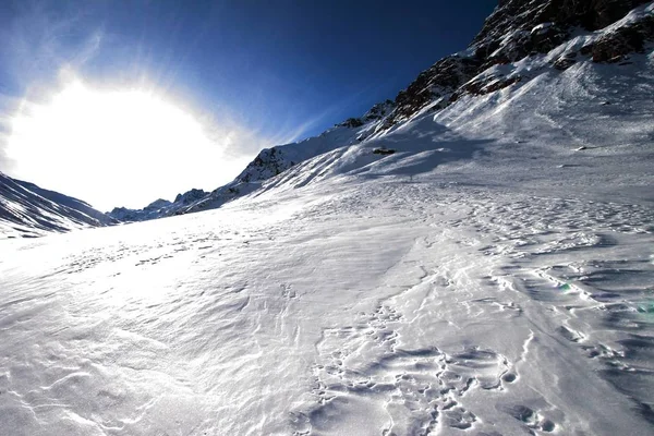 Vista Panorâmica Paisagem Majestosa Dos Alpes — Fotografia de Stock