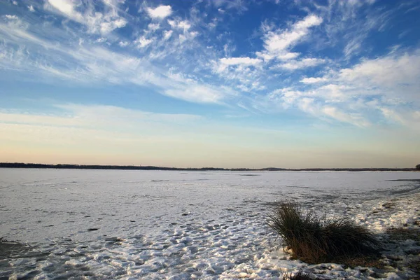 Vista Pitoresca Bela Paisagem Inverno — Fotografia de Stock