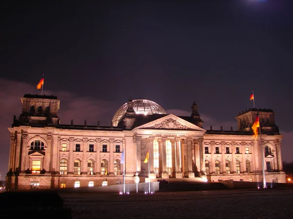 Reichstag Edificio Histórico Berlín Alemania — Foto de Stock