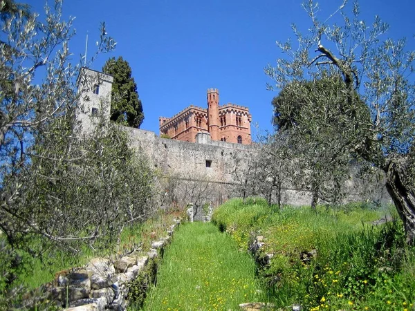 Vista Panorámica Majestuosa Arquitectura Medieval — Foto de Stock